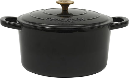 Crock Pot Artisan 7-Quart Round Cast Iron Dutch Oven by Crock-PotBrand