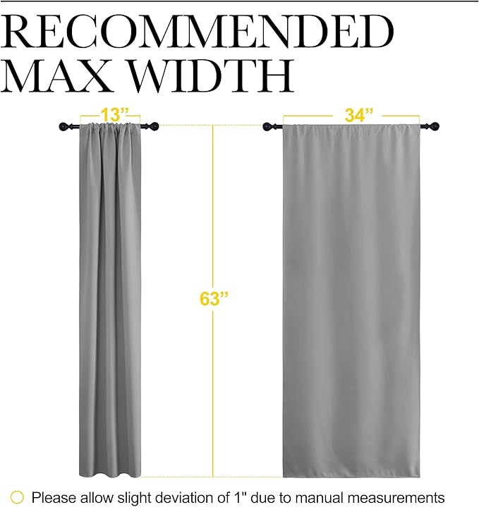 NICETOWN Kitchen Window Curtains 63 Long - Image 7