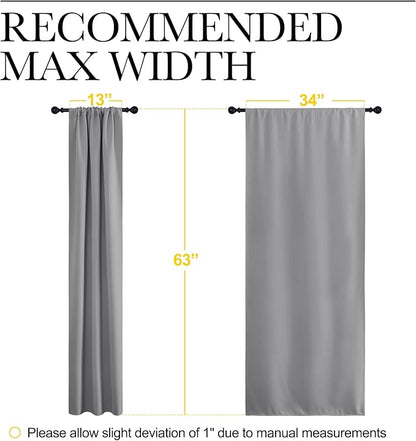 NICETOWN Kitchen Window Curtains 63 Long - Image 7