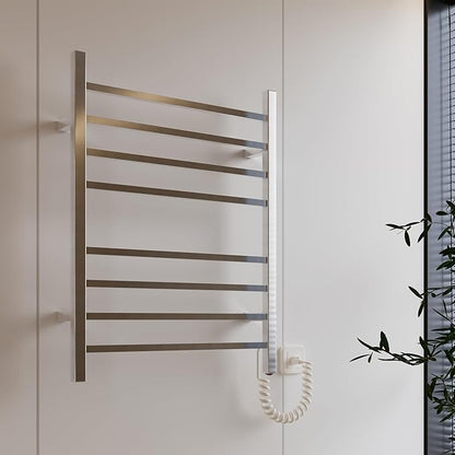 HEATGENE Towel Warmer, Heated Towel Warmer Rack, Wall-Mounted Hardwired/Plug-in - Image 7