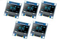 5PCS 0.96 Inch OLED I2C IIC Display Module 128x64 Pixel SSD1306 Mini by Unknown
