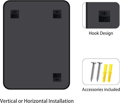 FORBATH Bathroom Mirror for Over Sink 18x24 Inch Black, Rectanglar Wall Mirror - Image 8