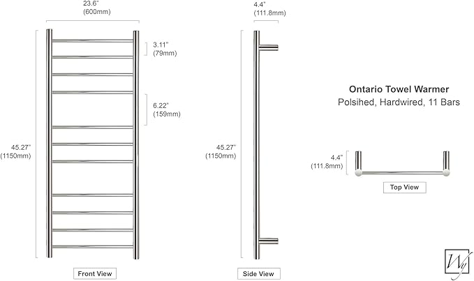 WarmlyYours Heated Towel Rack - Image 8