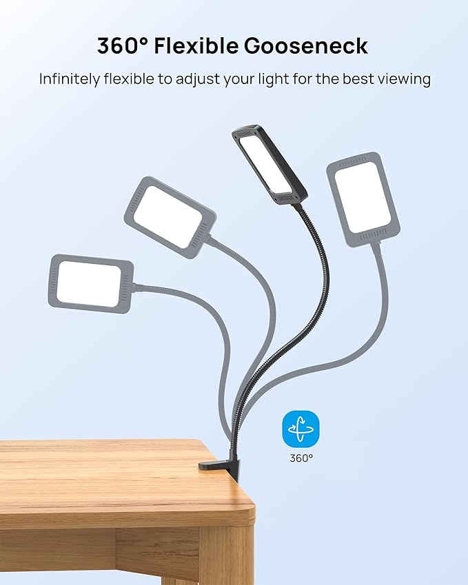 TROND LED Desk Lamp with Clamp, 1000LM Super Bright 3-Level Dimmable Desk Light - Image 6