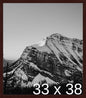 Frame It Easy 33 x 38 Merlot Wood Frame by FrameItEasy