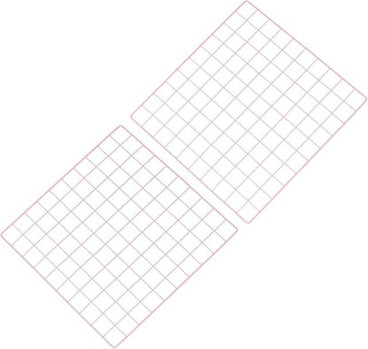 PATIKIL 20"x20" Wire Grid Panel, 2 Pack Board Photo Pictures Memo Display Grid by PATIKIL