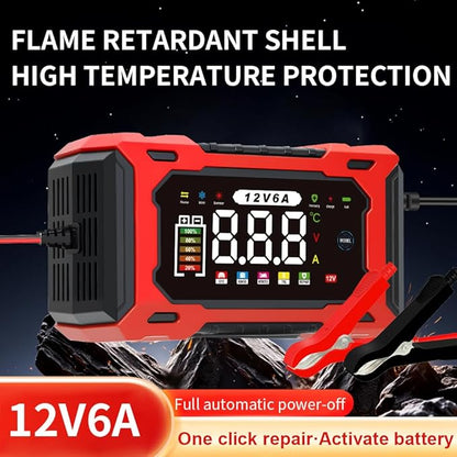 6-Amp 12V Smart Car Battery Charger, Battery Maintainer Trickle Charger - Image 7