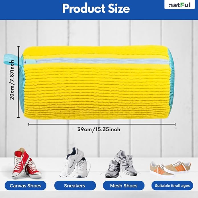 2-Pack Shoe Washing Machine Bag – Reusable Shoe Washing Bag - Image 6