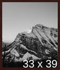 Frame It Easy 33 x 39 Merlot Wood Frame by FrameItEasy