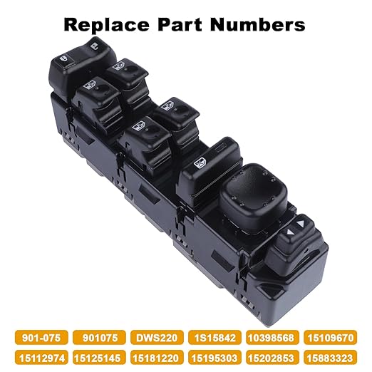 Driver Side Master Power Window Switch - Image 2