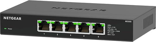NETGEAR 5-Port Multi-Gigabit Ethernet Unmanaged Essentials Network Switch - by NETGEAR