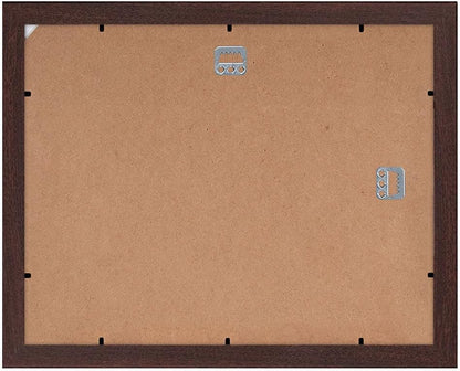Americanflat 11x14 Diploma Frame with Shatter-Resistant Glass - Use as 8.5x11 Frame with Mat or Display 11x14 Documents Without Mat - Certificate Frames with Engineered Wood for Wall - Mahogany | Engineered Wood construction, Shatter-resistant glass