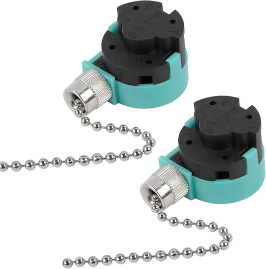 ZE-268S6 Ceiling Fan Switch 3 Speed 4 Wire Pull Chain Switch Control Switch by Bsentster