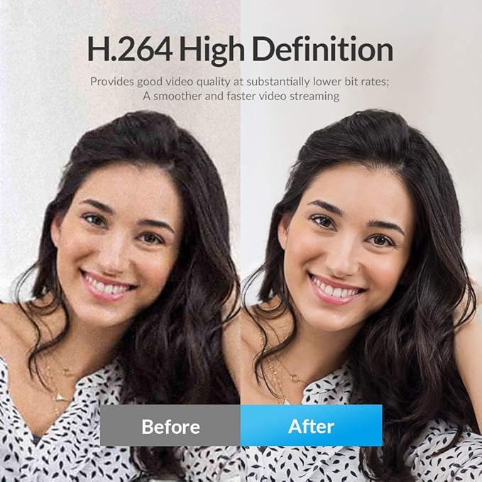 Angetube Streaming 1080P HD Webcam Built in Adjustable Ring Light and Mic. - Image 7
