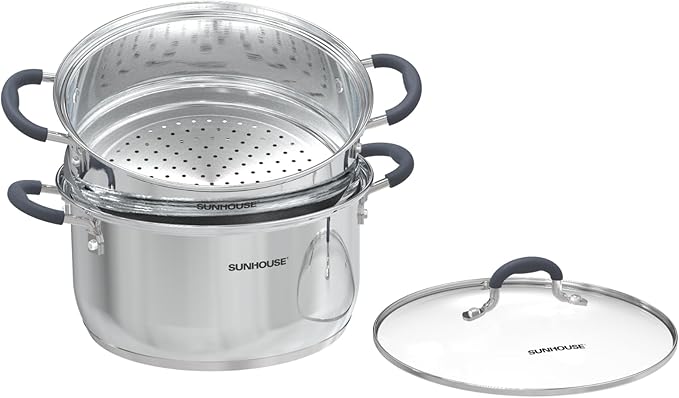 SUNHOUSE - 3.1 Quart Steamer Pots by SUNHOUSE