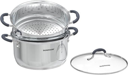 SUNHOUSE - 3.1 Quart Steamer Pots by SUNHOUSE