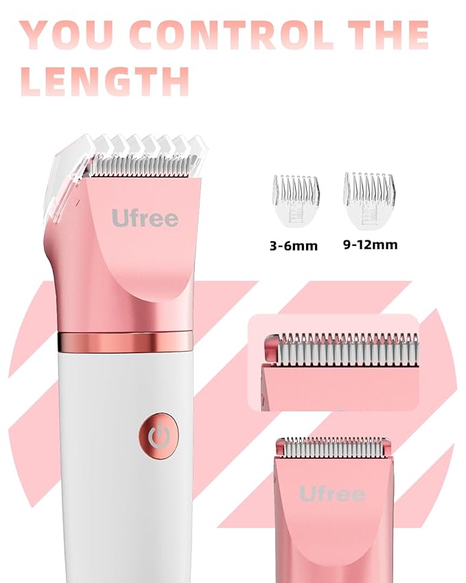 Ufree Electric Shaver Razors for Women Pubic Hair, Bikini Trimmer for Face and - Image 7