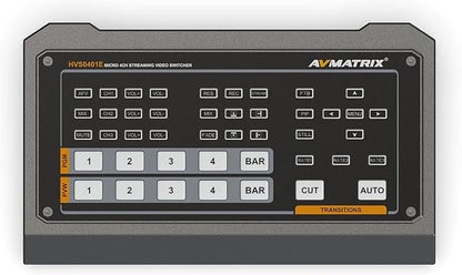 AVMATRIX HVS0401E Video Switcher Mixer 4 Channel SDI HDMI Inputs 2 Channel PGM by LILLIPUT