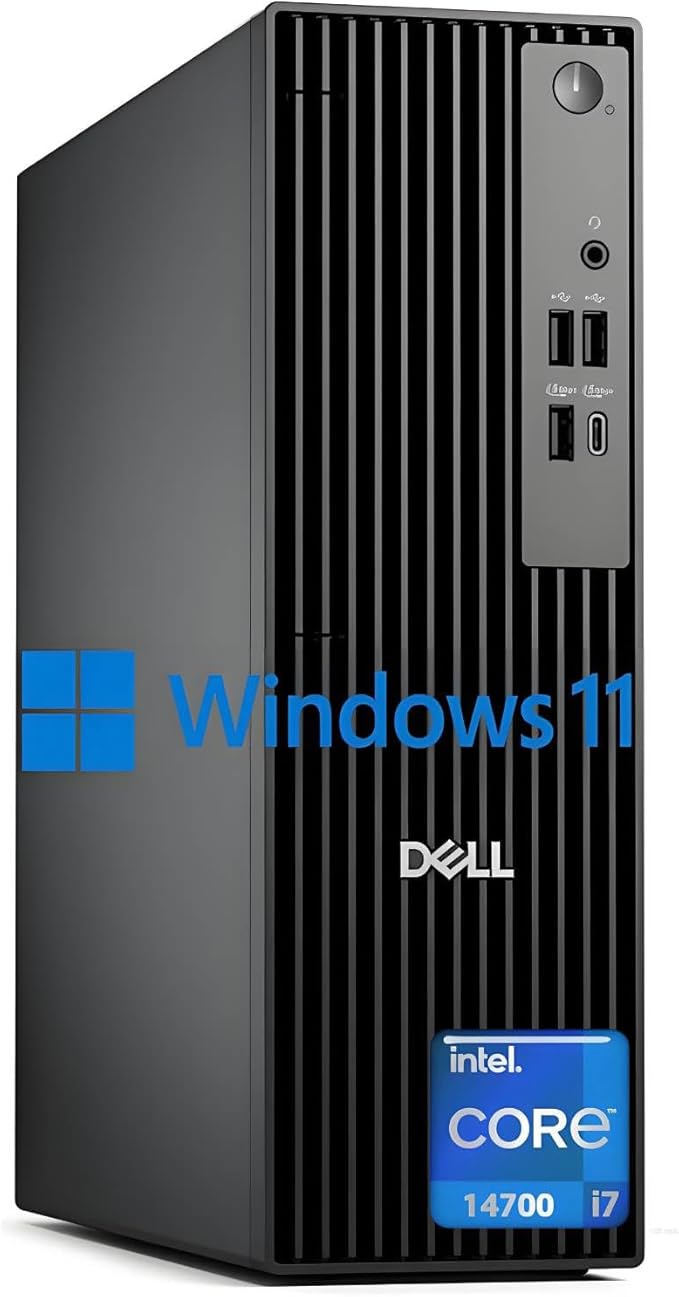 Dell Pro Slim QCS1250 Business Desktop, New OptiPlex Version, Ultra-Quiet Design by Dell