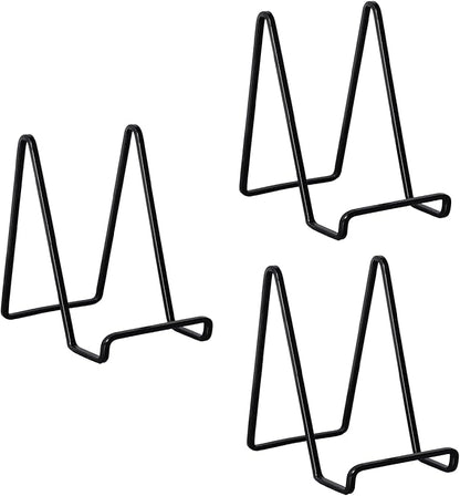 3 Pack 4 inch Metal Plate Stands by Kruodop