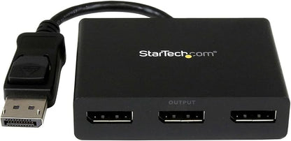StarTech.com 3-Port DisplayPort 1.2 Splitter, DisplayPort to 3x DP by StarTech