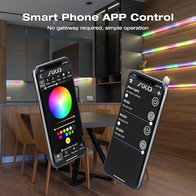 GLEDOPTO WLED Pre-Installed ESP8266 LED Strip Controller Over 100 Dynamic - Image 8