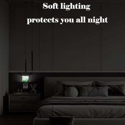 FSHVQKD Mountain Forest Landscape Painting Night Light, Plug Into Wall Decor - Image 7