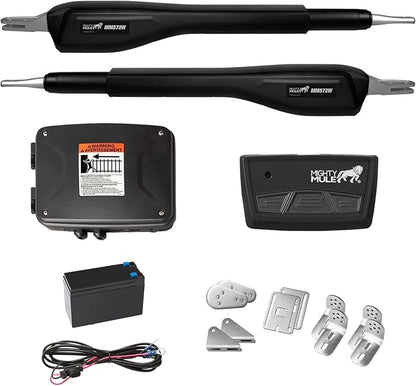 Mighty Mule MM572W HD Dual Arm Gate Openers 12 V Wireless AC/Battery Powered by MightyMule