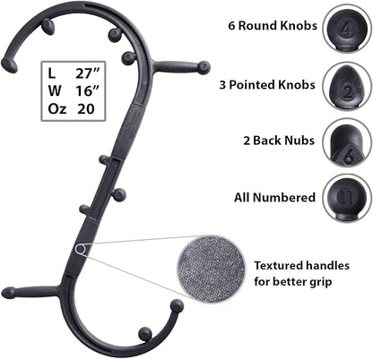 Body Back Buddy Elite – USA Made – Trigger Point Massage Tool, Shoulder Neck - Image 6