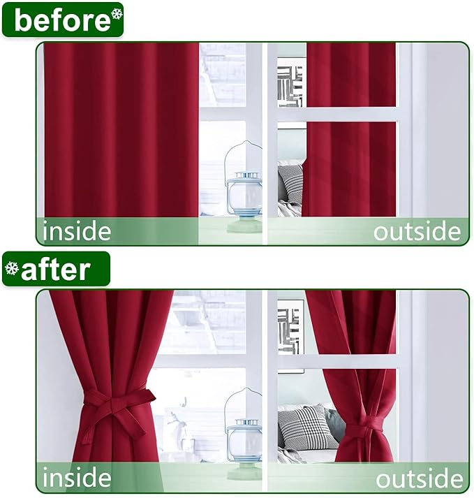 Hiasan Short Blackout Curtains for Bedroom - Image 5