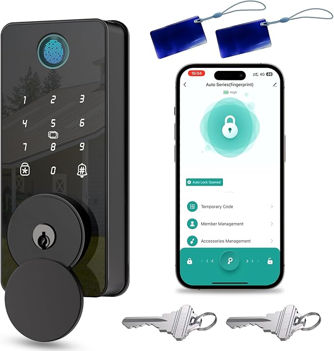 Keyless Entry Door Lock, Biquole Smart Lock by Biquole