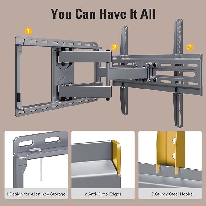 Mounting Dream TV Wall Mount for 32-65 Inch Television, Mount - Image 9