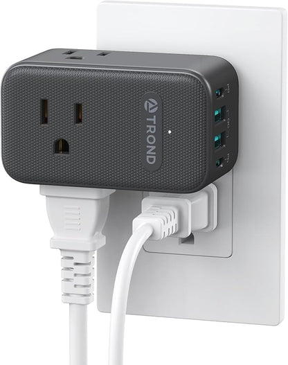 TROND Multi Plug Outlet Extender, 3 AC Outlet Adapter by TRONDOfficial
