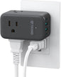 TROND Multi Plug Outlet Extender, 3 AC Outlet Adapter by TRONDOfficial