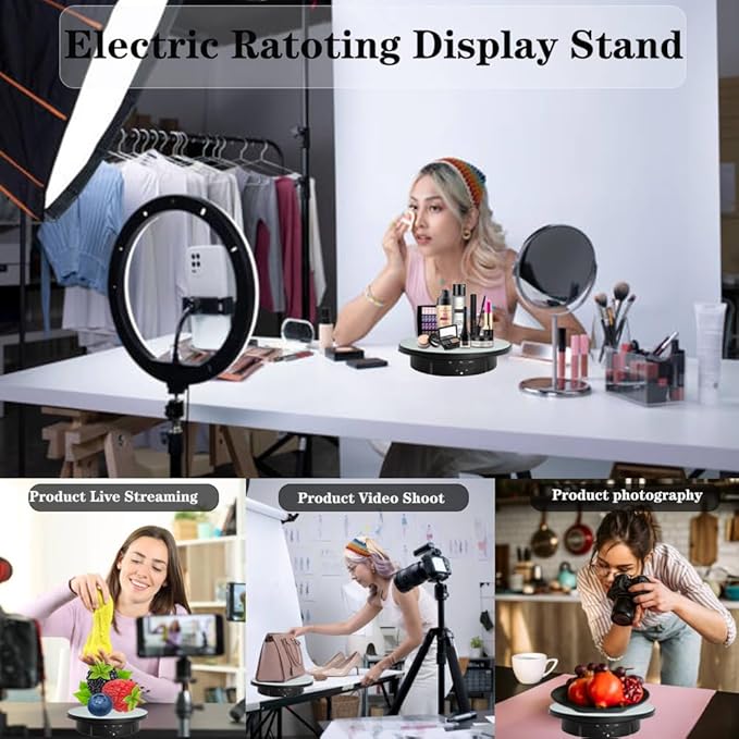 JAYEGT 3 in 1 Motorized Rotating Display Stand - Image 5