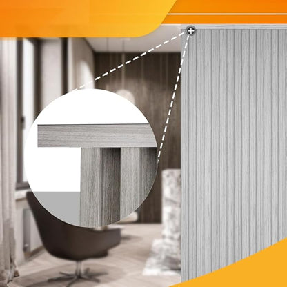 OUZUGIE 8-Pack 57 Inches, WPC Slat Wall Panel Trim, Corner Guard - Image 4