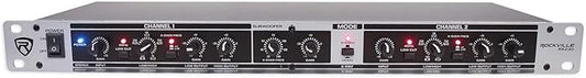 Rockville RX230 2-Way Stereo/3-Way Mono Crossover, XLR Input/Output, Adjustable by Rockville