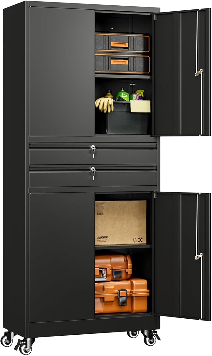 Yizosh Metal Garage Storage Cabinet - Image 3