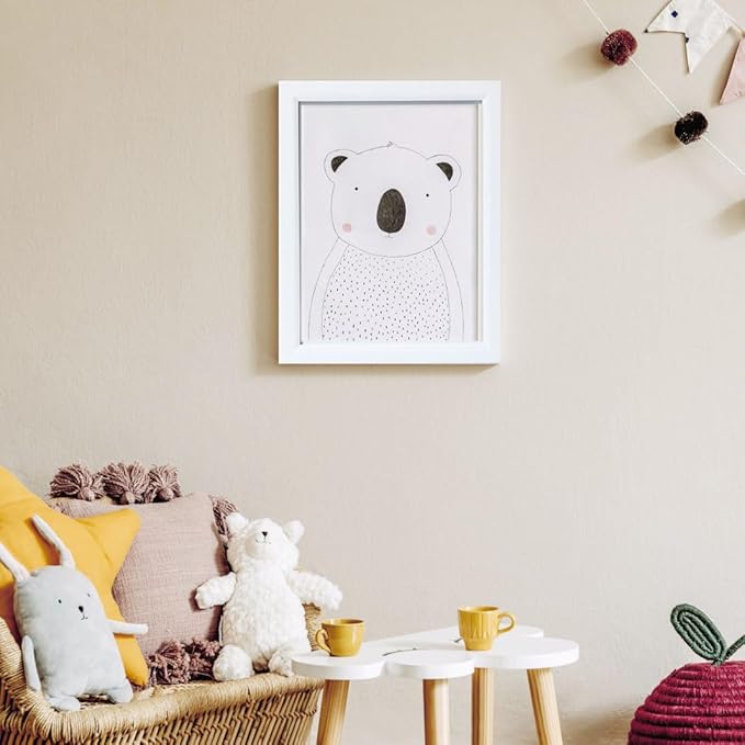 TKYGU 13x17 Picture frame Set of 3, wooden frame white - Image 7