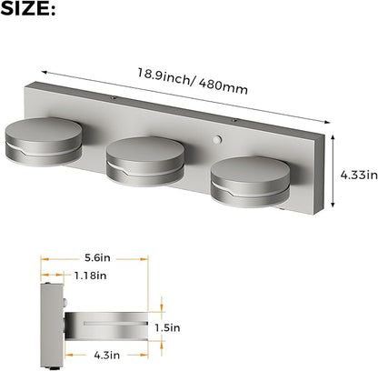 LED Vanity Lights 18.9in Bathroom Lights Fixtures Over Mirror 3 Light LED - Image 8