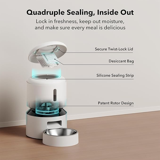 PETLIBRO Automatic Cat Feeder, 5G WiFi Automatic Pet Feeder - Image 5