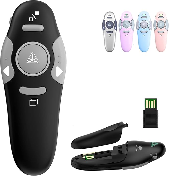 QUI Presentation Clicker Wireless Presenter Remote Clicker by QUI