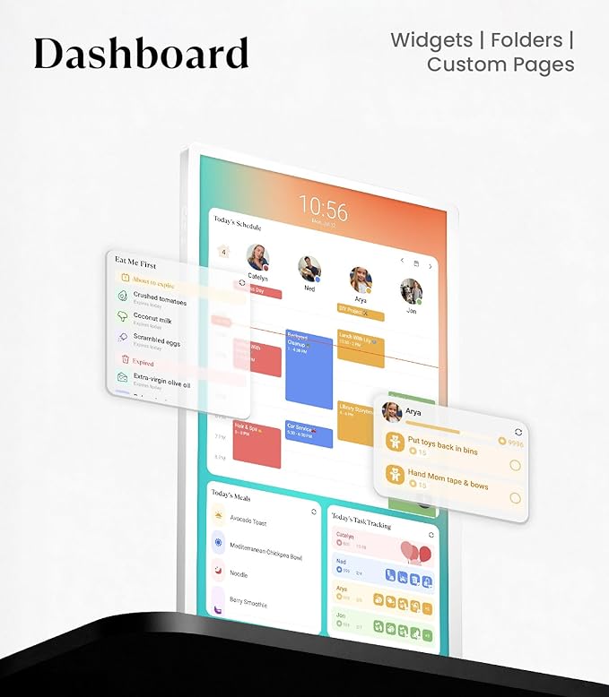 Cozyla Digital Calendar+ 2: 32’’ 4K Wall Planner Touch Screen Chore Chart - Image 4