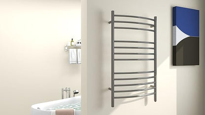 HEATGENE Towel Warmer Gun Grey, Electric Hot Towel Rails, Wall-Mounted Large 12 - Image 8