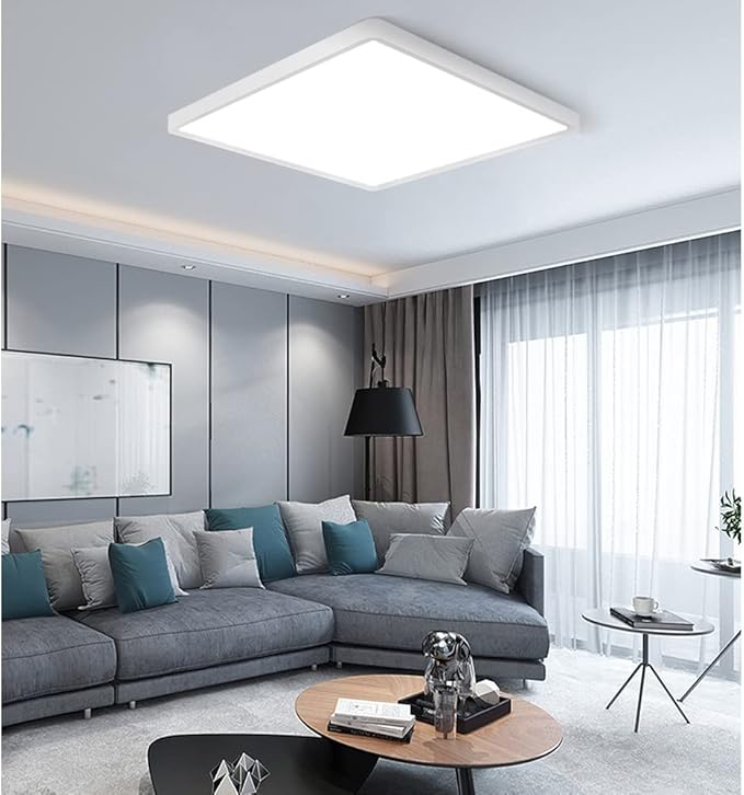LED Flush Mount Ceiling Light Fixture, 5000K Daylight White, 12inch 24W - Image 2