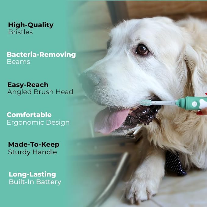 Dog Toothbrush | Innovative Eletrolytic Technology | Improves Oral Health & - Image 3