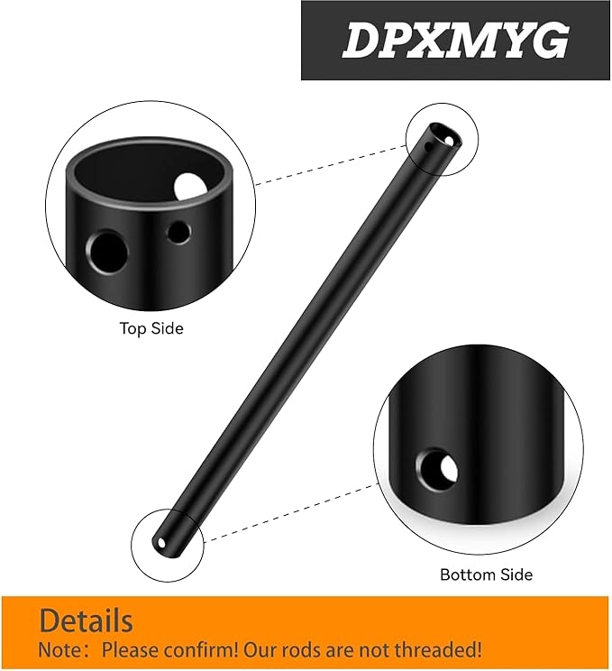 DPXMYG 16 inch Ceiling Fan Downrod - Image 4