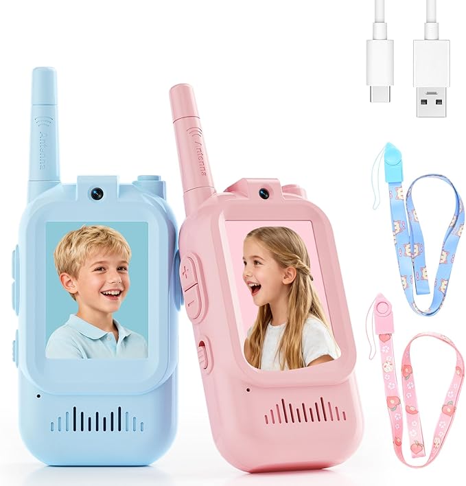 Video Walkie Talkies for Kids – Kids Walkie Talkies 2 Pack by FHskFH