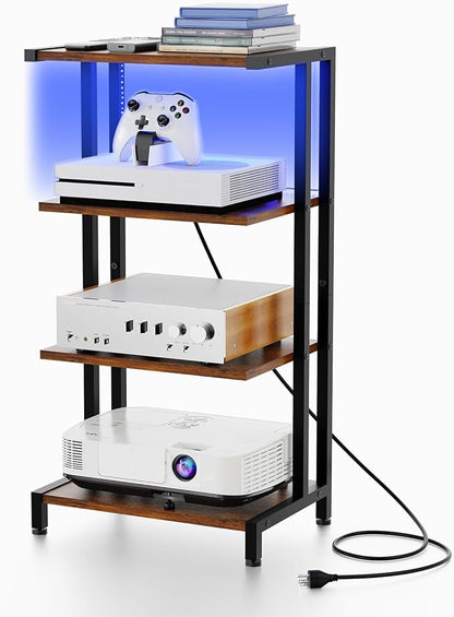X-cosrack 16.5" Small 4-Tier AV Media Stand - Image 3