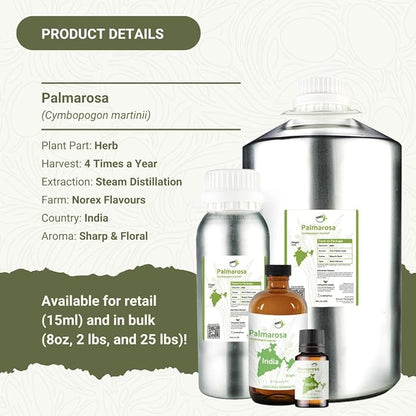 Palmarosa Essential Oil Direct from Norex Flavours India - Image 5
